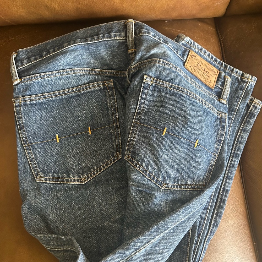 Polo Ralph Lauren Classic Blue Denim Jeans 👖 35x30